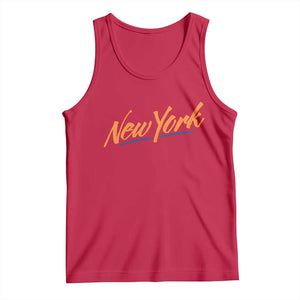 New York Pride Tank Top Classic Throwback Sports Fan TS12 Red Print Your Wear