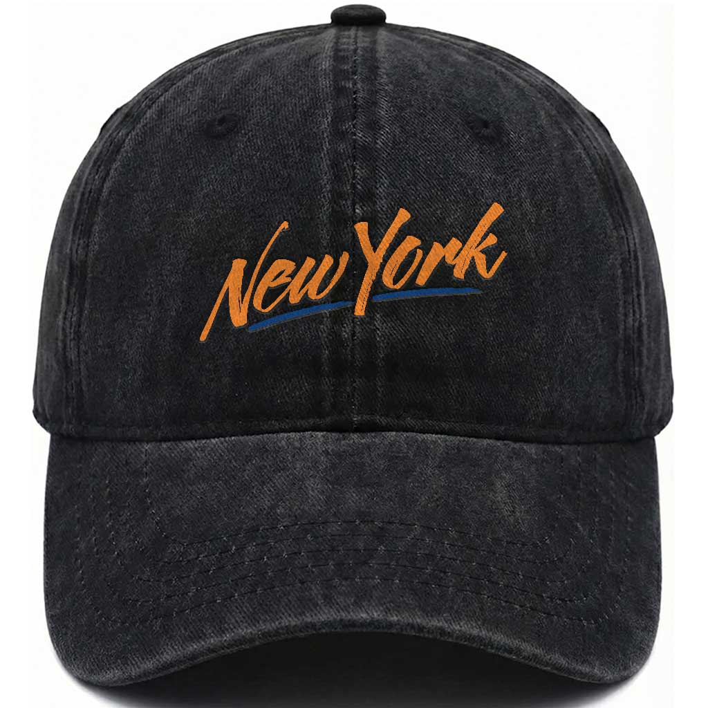 New York Pride Washed Cotton Baseball Cap Classic Throwback Sports Fan TS12 Print Your Wear