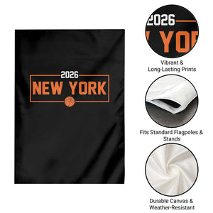 Vintage New York Hoops Pride 2026 Graphic Garden Flag TS12 Print Your Wear
