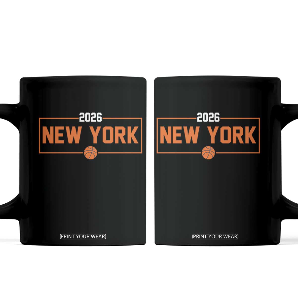 Vintage New York Hoops Pride 2026 Graphic Coffee Mug TS12 Black Print Your Wear