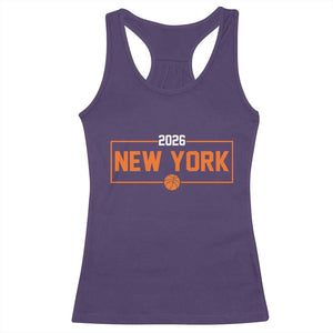 Vintage New York Hoops Pride 2026 Graphic Racerback Tank Top TS12 Purple Print Your Wear