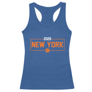 Vintage New York Hoops Pride 2026 Graphic Racerback Tank Top TS12 Royal Blue Print Your Wear