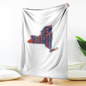 New York State Pride Graphic Throw Blanket Basketball Fan Gift TS12 Print Your Wear