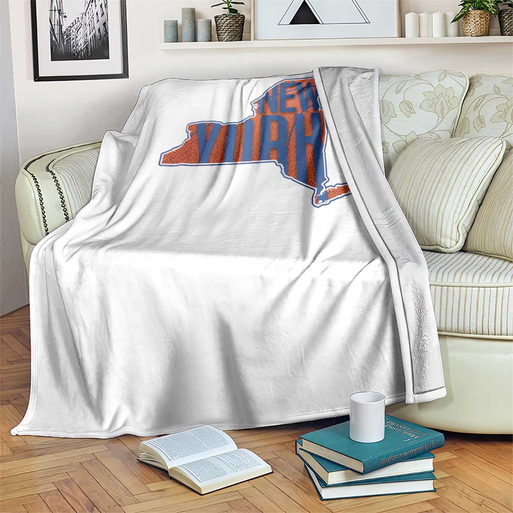 New York State Pride Graphic Throw Blanket Basketball Fan Gift TS12 Print Your Wear