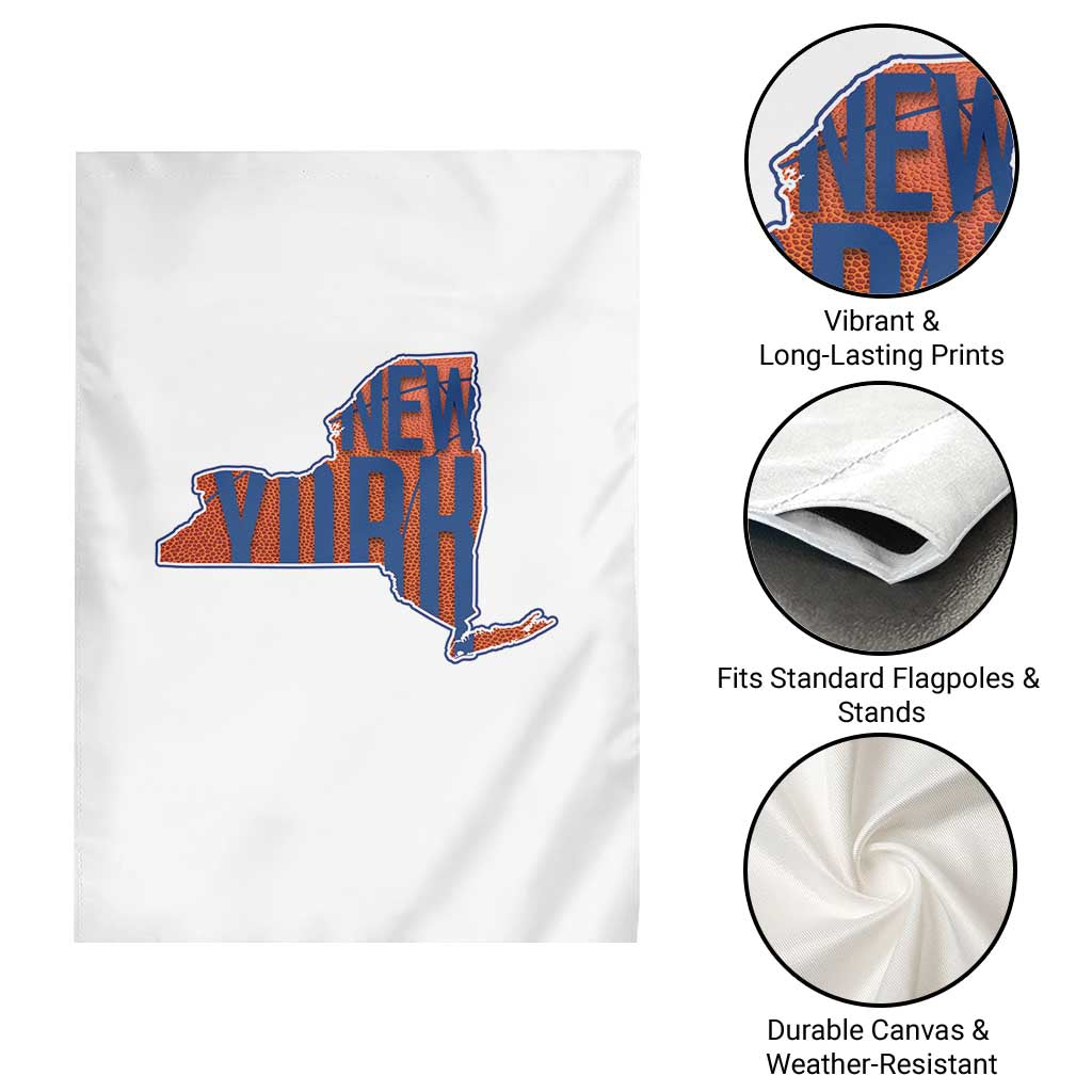 New York State Pride Graphic Garden Flag Basketball Fan Gift TS12 Print Your Wear