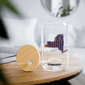 New York State Pride Graphic Glass Can Basketball Fan Gift TS12 Print Your Wear