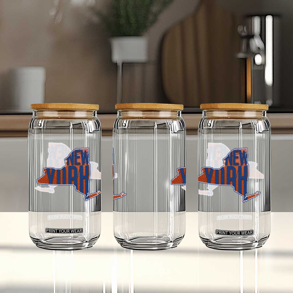 New York State Pride Graphic Glass Can Basketball Fan Gift TS12 Print Your Wear