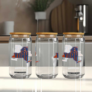 New York State Pride Graphic Glass Can Basketball Fan Gift TS12 Print Your Wear