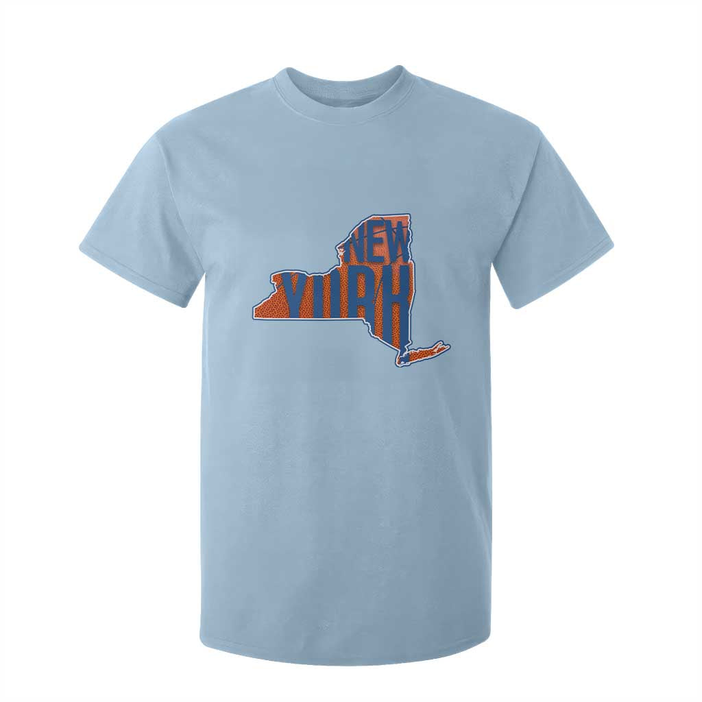 New York State Pride Graphic T Shirt For Kid Basketball Fan Gift TS12 Light Blue Print Your Wear