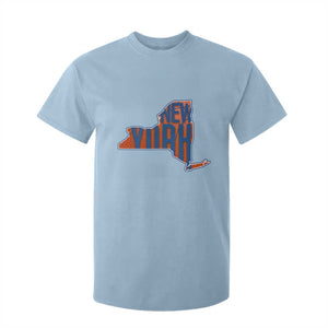 New York State Pride Graphic T Shirt For Kid Basketball Fan Gift TS12 Light Blue Print Your Wear