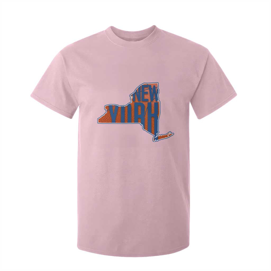 New York State Pride Graphic T Shirt For Kid Basketball Fan Gift TS12 Light Pink Print Your Wear