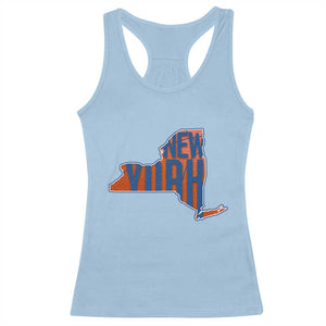 New York State Pride Graphic Racerback Tank Top Basketball Fan Gift TS12 Light Blue Print Your Wear