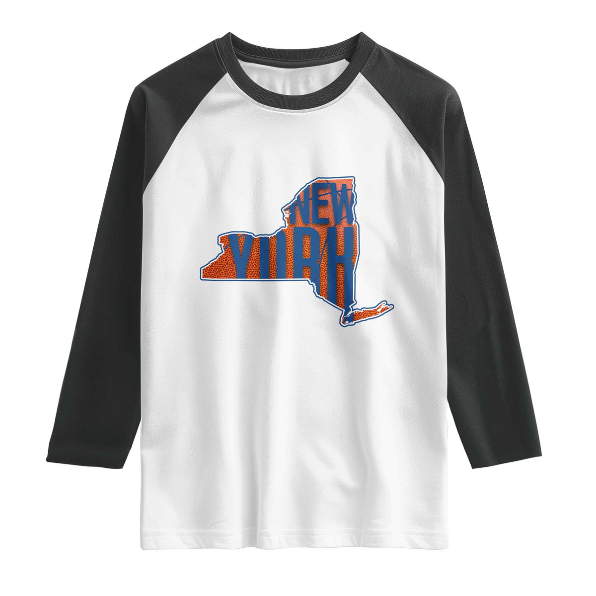 New York State Pride Graphic Raglan Shirt Basketball Fan Gift TS12 White Black Print Your Wear