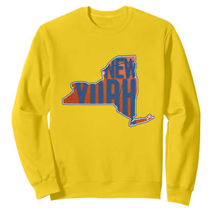 New York State Pride Graphic Sweatshirt Basketball Fan Gift TS12 Daisy Print Your Wear