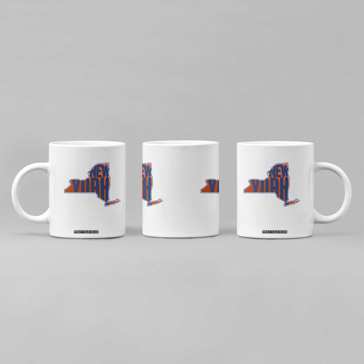 New York State Pride Graphic Coffee Mug Basketball Fan Gift TS12 Print Your Wear
