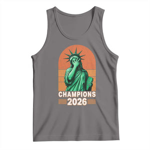Vintage Statue Of Liberty Champions 2026 Tank Top New York Pride TS12 Deep Heather Print Your Wear