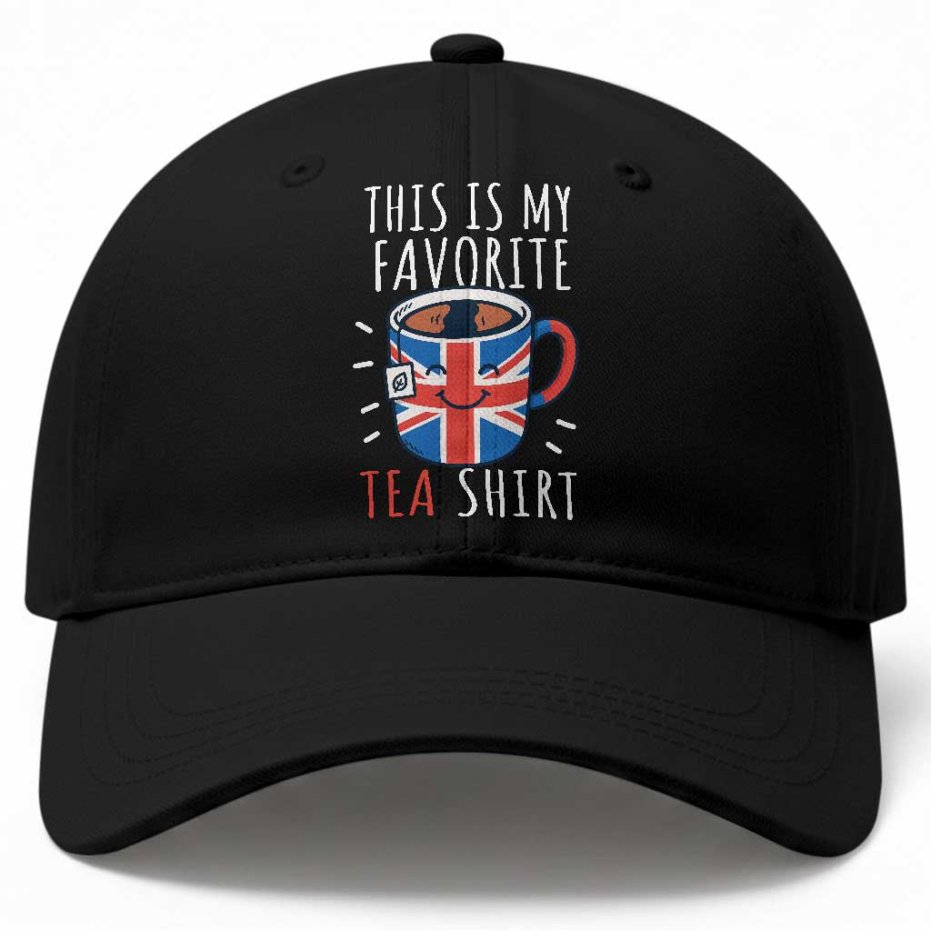 Funny Tea Lover Baseball Cap This Is My Favorite Tea Shirt Party UK Flag TS12 Print Your Wear