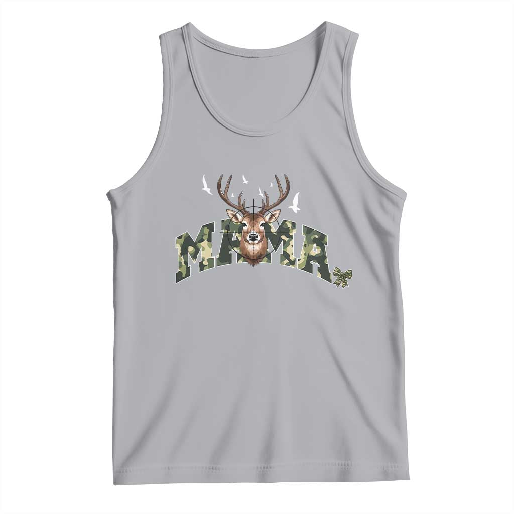 Mama Hunting Life Tank Top Deer Head Camo Gift TS12 Athletic Heather Print Your Wear