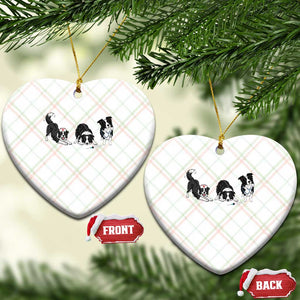 Funny Border Collie Nurse Vet Tech Ceramic Ornament Dog Lover Medical Worker Gift TS12 Print Your Wear