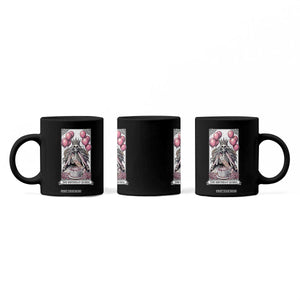 Funny 20th Birthday Queen Tarot Card Coffee Mug Gothic Skeleton Dark Humor Gift TS12 Print Your Wear