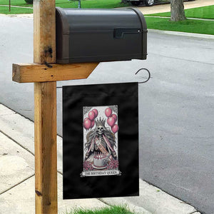 Funny 25th Birthday Queen Tarot Card Garden Flag Gothic Skeleton Dark Humor Gift TS12 Print Your Wear