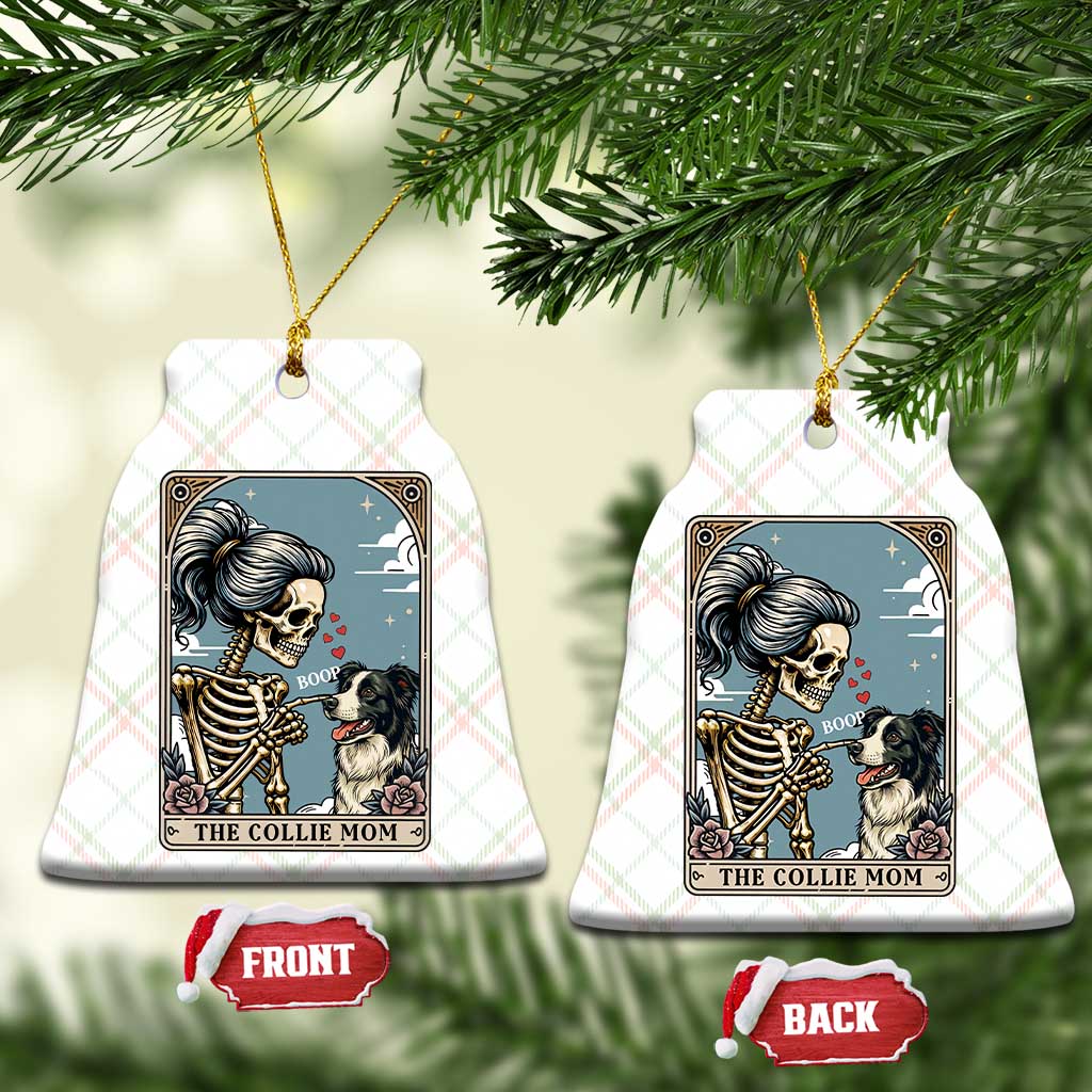 Border Collie Mom Skeleton Tarot Card Ceramic Ornament Boop Sheepdog Dog Lover Gift TS12 Print Your Wear