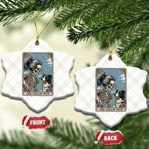 Border Collie Mom Skeleton Tarot Card Ceramic Ornament Boop Sheepdog Dog Lover Gift TS12 Print Your Wear