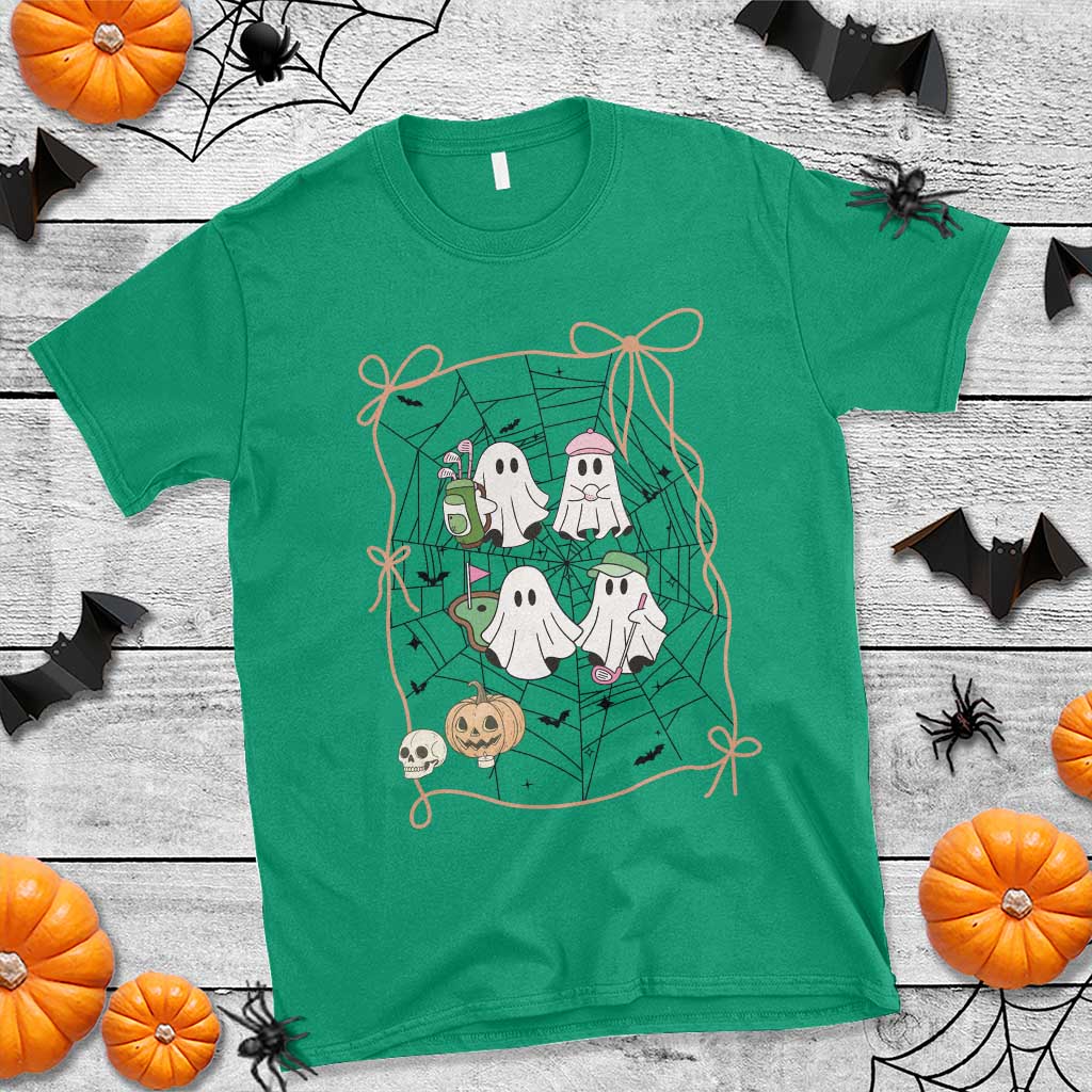 Funny Halloween T Shirt Ghost Golf Gift for Women TS12 Irish Green Print Your Wear