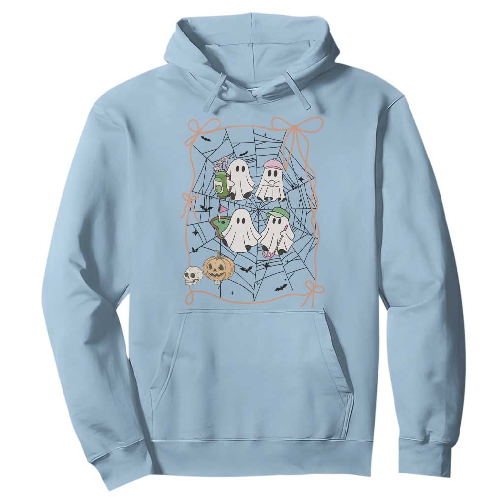 Funny Halloween Hoodie Ghost Golf Gift for Women TS12 Light Blue Print Your Wear