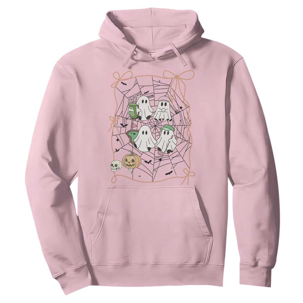Funny Halloween Hoodie Ghost Golf Gift for Women TS12 Light Pink Print Your Wear
