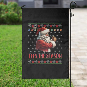 Funny Golf Holiday Gift Garden Flag Tees The Season Ugly Sweater TS12 Print Your Wear