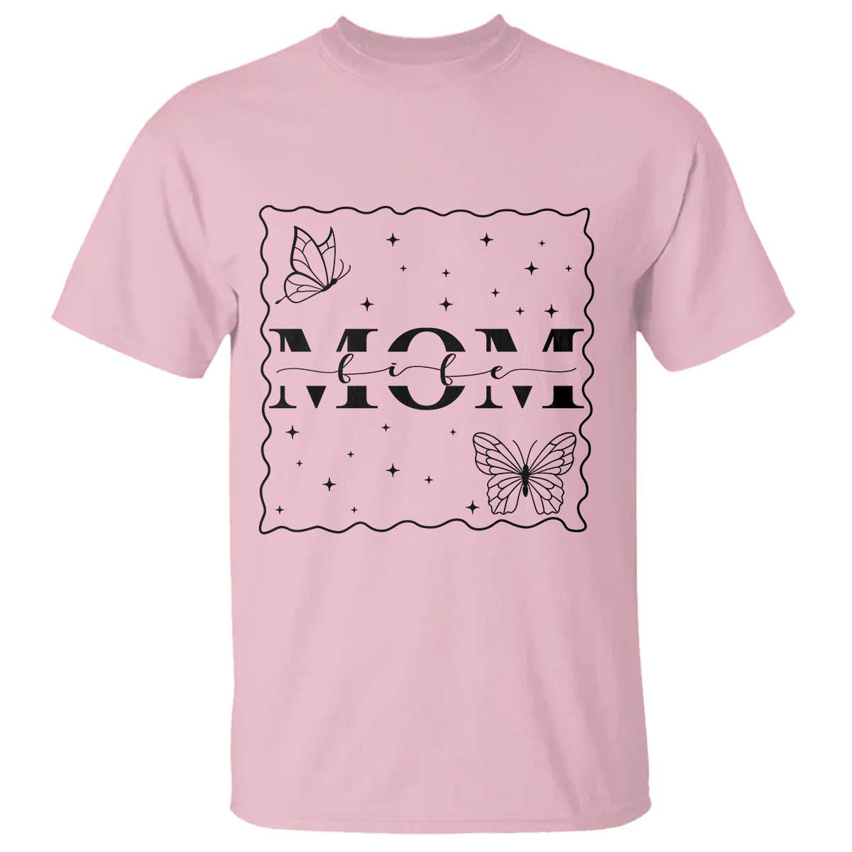Funny Mom Life T Shirt Gift For Mother TS12 Light Pink Print Your Wear