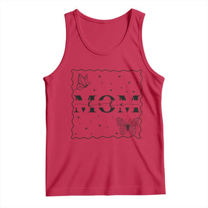 Funny Mom Life Tank Top Gift For Mother TS12 Red Print Your Wear