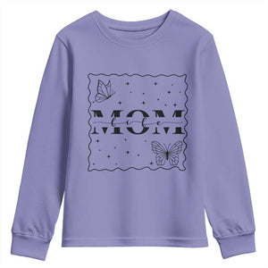 Funny Mom Life Youth Sweatshirt Gift For Mother TS12 Violet Print Your Wear