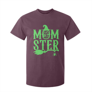 Funny Halloween T Shirt For Kid Momster Gift For Mom TS12 Maroon Print Your Wear