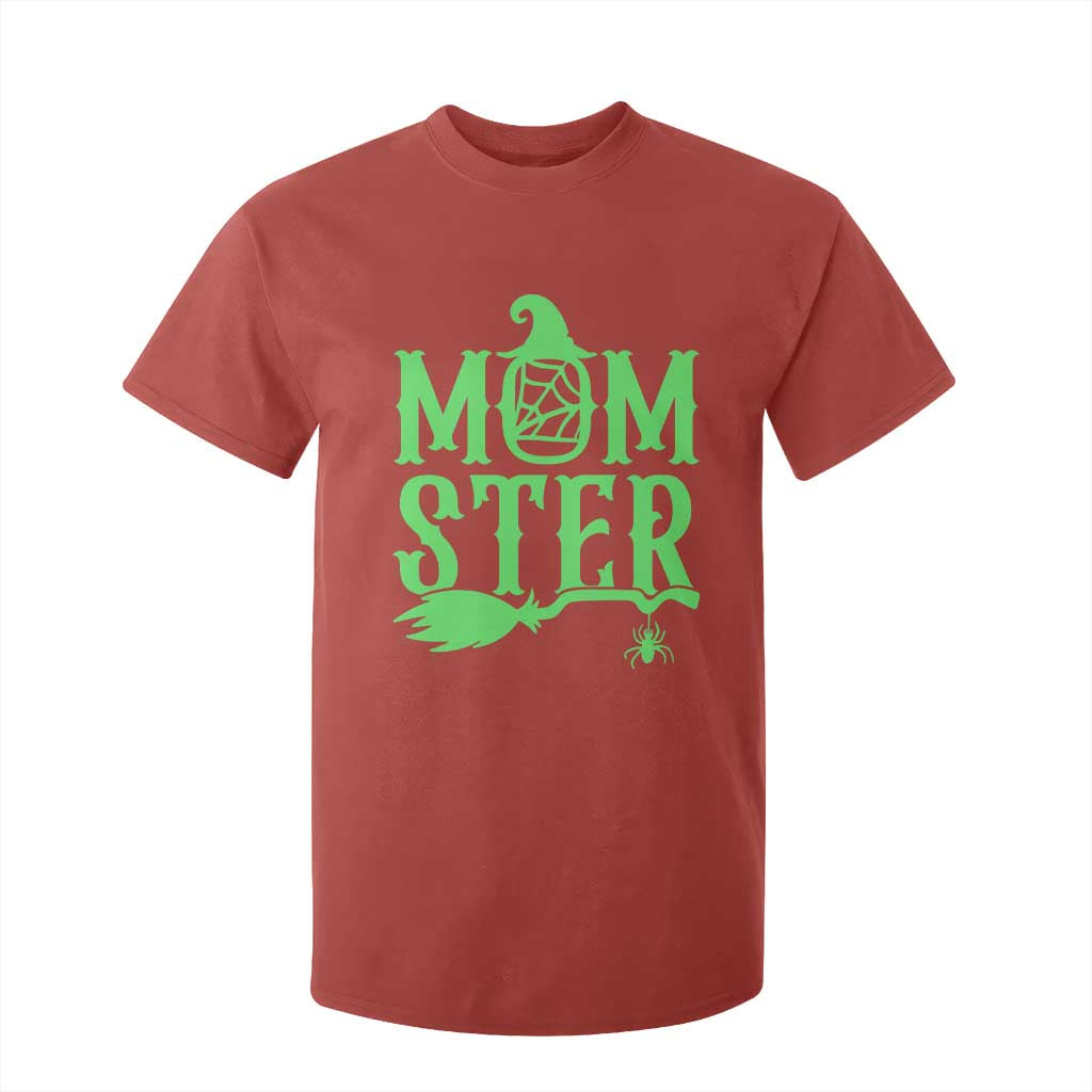 Funny Halloween T Shirt For Kid Momster Gift For Mom TS12 Red Print Your Wear
