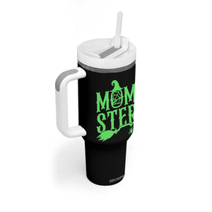 Funny Halloween Tumbler With Handle Momster Gift For Mom TS12 Print Your Wear