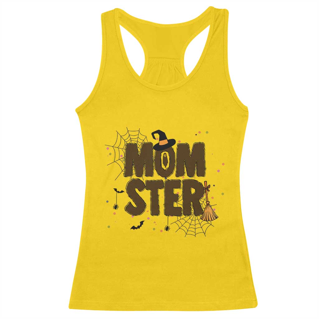 Halloween Mom Life Racerback Tank Top Funny Momster Quote TS12 Daisy Print Your Wear