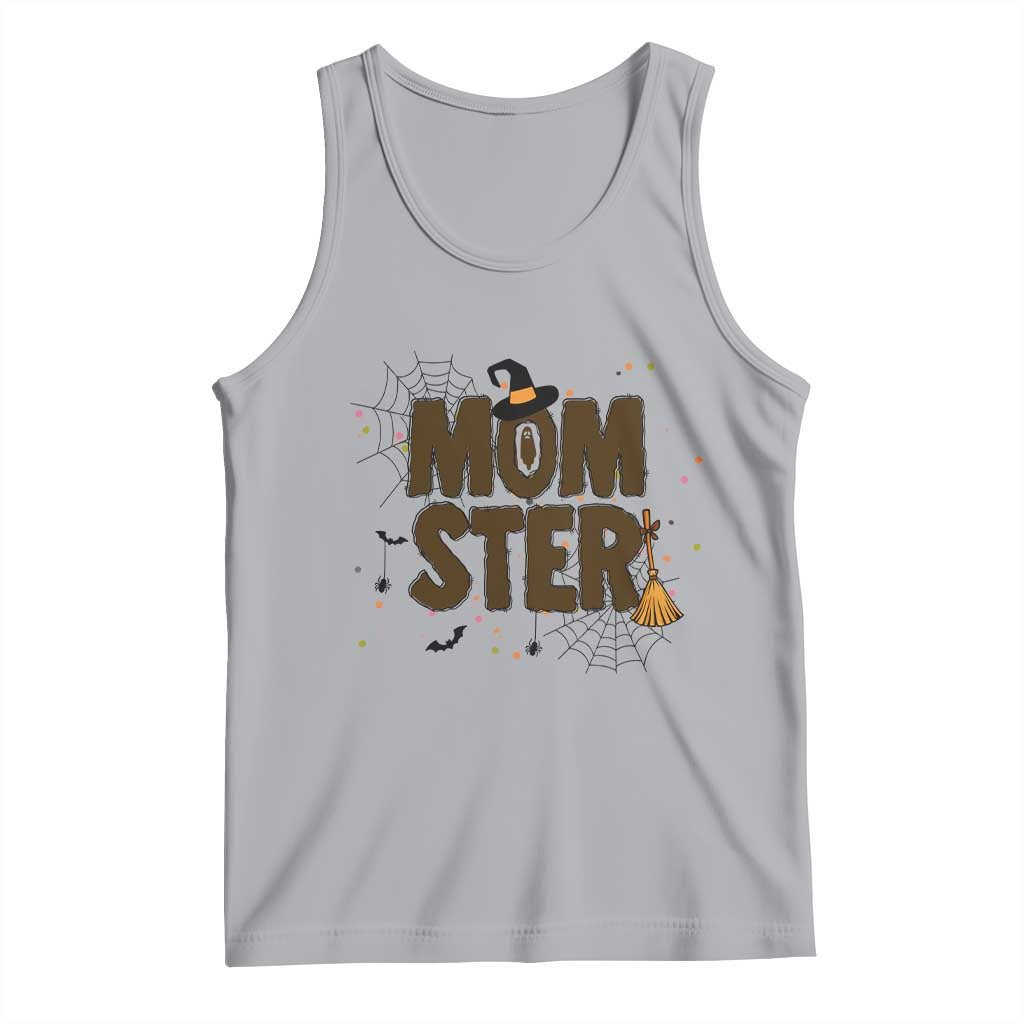 Halloween Mom Life Tank Top Funny Momster Quote TS12 Athletic Heather Print Your Wear