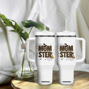 Halloween Mom Life Tumbler With Handle Funny Momster Quote TS12 Print Your Wear