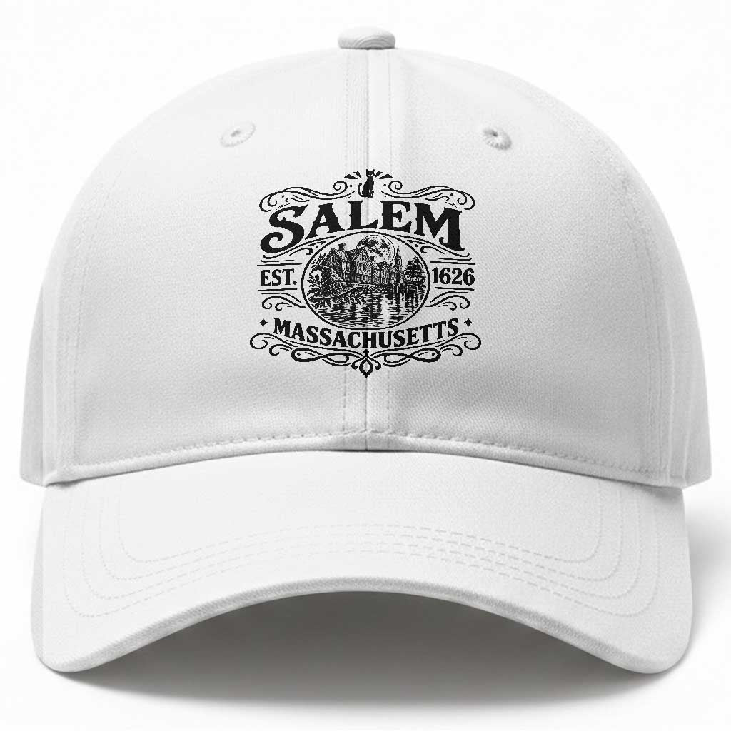 Vintage Salem Massachusetts Est 1626 Baseball Cap Witch Heritage Pride Gift