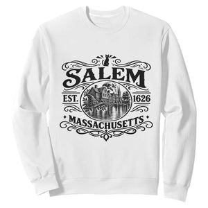 Vintage Salem Massachusetts Est 1626 Sweatshirt Witch Heritage Pride Gift