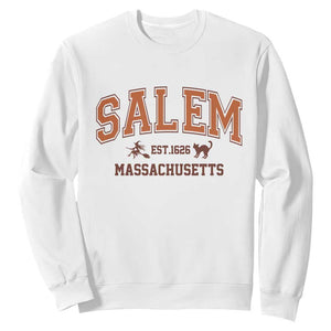 Salem Massachusetts Est 1626 Sweatshirt Vintage Witch City History Graphic