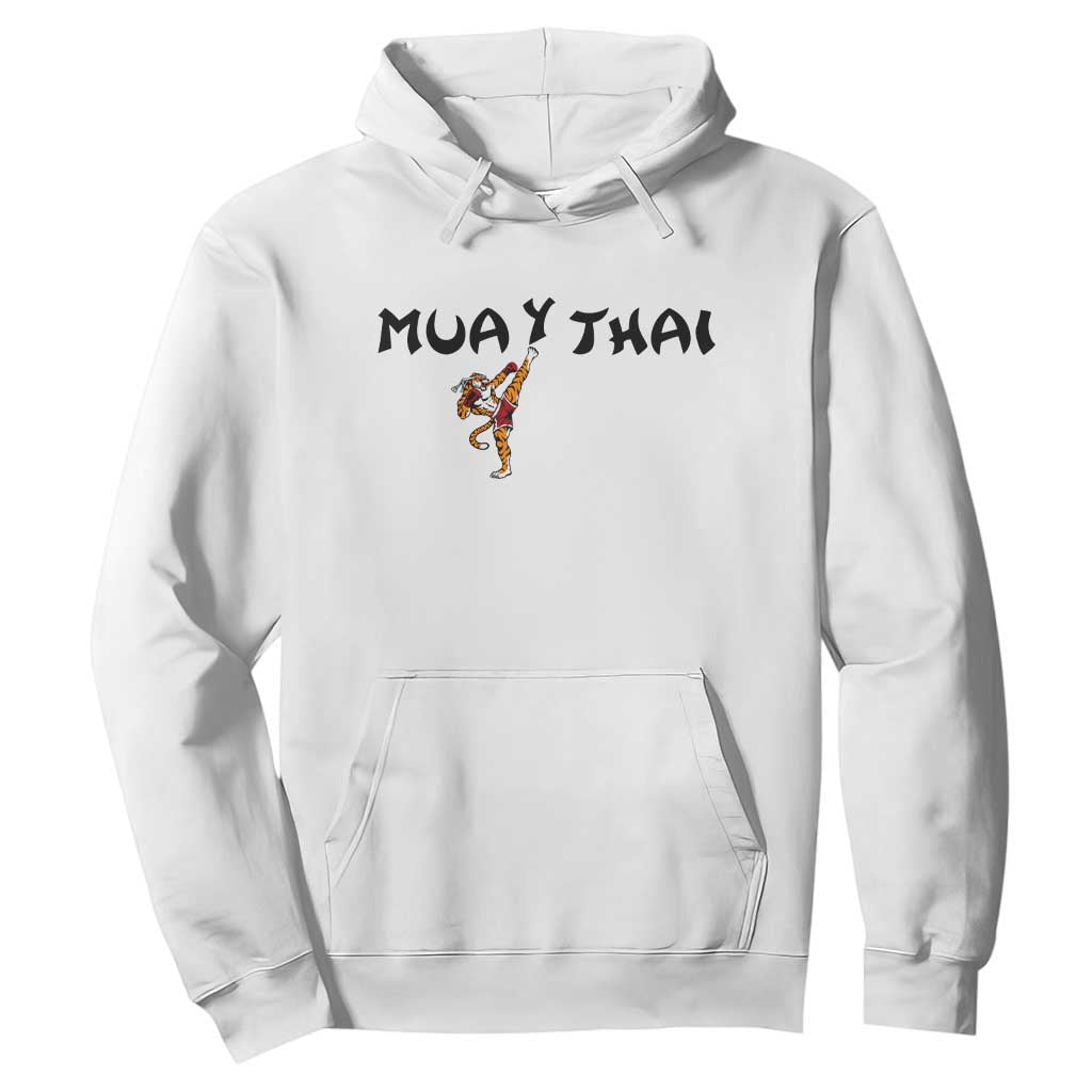 Funny Muay Thai Tiger Hoodie Fighter Combat Sports Gift