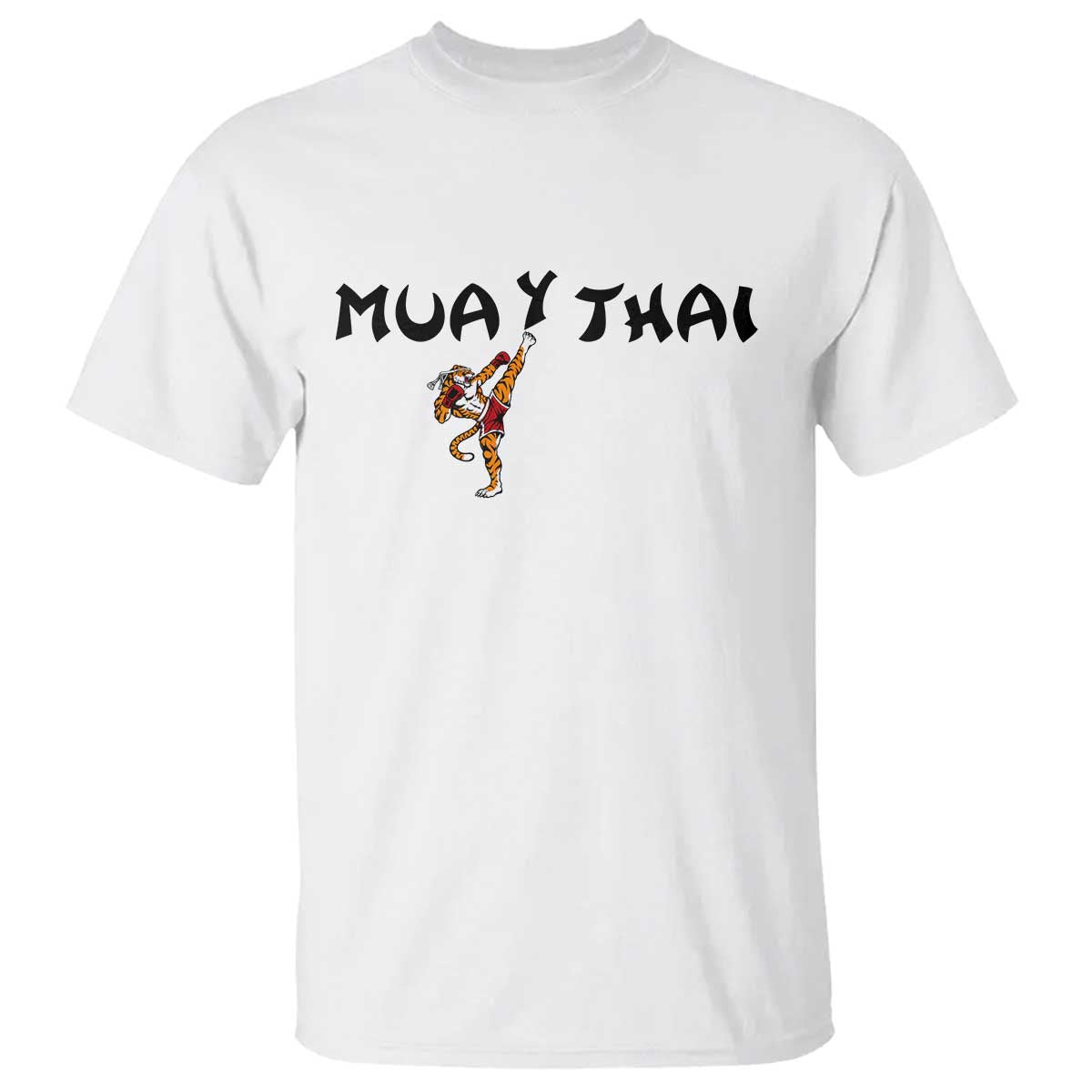 Funny Muay Thai Tiger T Shirt Fighter Combat Sports Gift