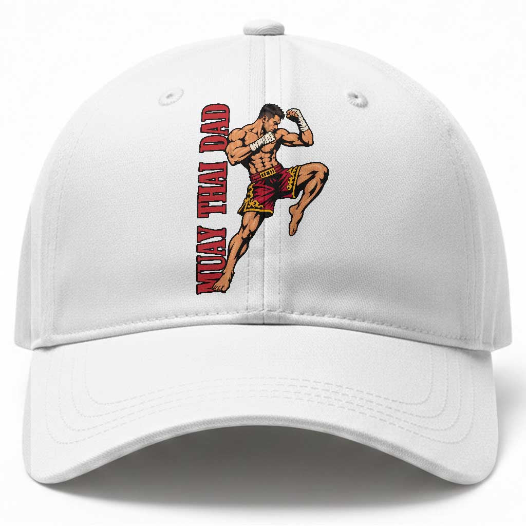 Vintage Muay Thai Dad Baseball Cap Kickboxing Martial Arts Fighter Gift