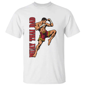 Vintage Muay Thai Dad T Shirt Kickboxing Martial Arts Fighter Gift
