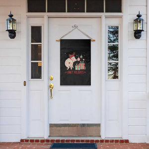 Oinky Holidays Garden Flag Funny Christmas Pig Lover Gift TS12 Print Your Wear