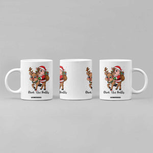 Oink The Halls Coffee Mug Pig Christmas Farm Life Gift TS12 Print Your Wear