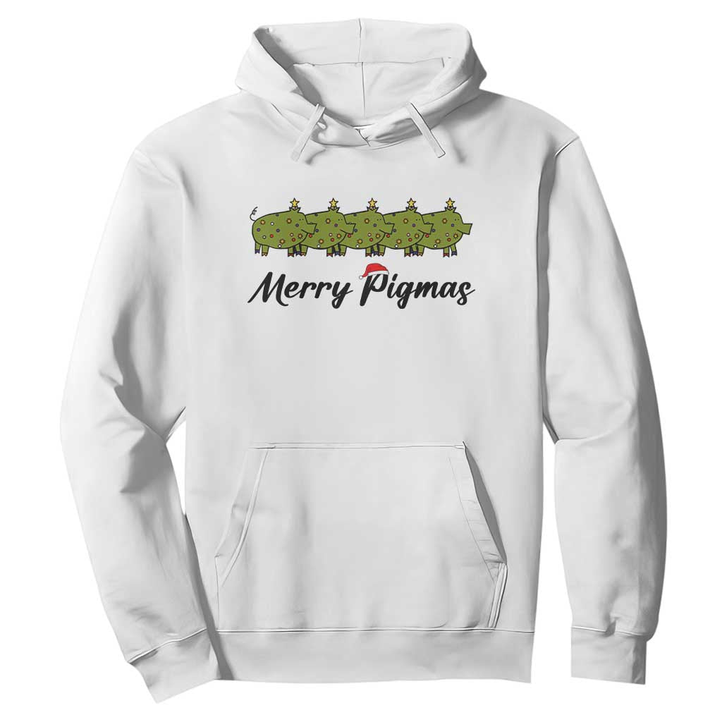 Merry Pigmas Hoodie Holiday Gift For Pig Lovers TS12 White Print Your Wear